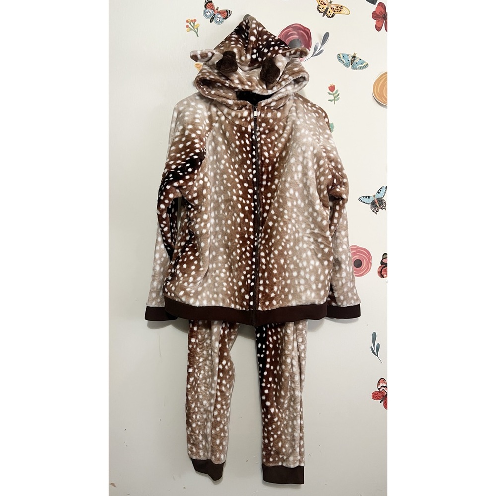 Topshop Reindeer Loungewear Holiday Set L - Picture 4 of 14